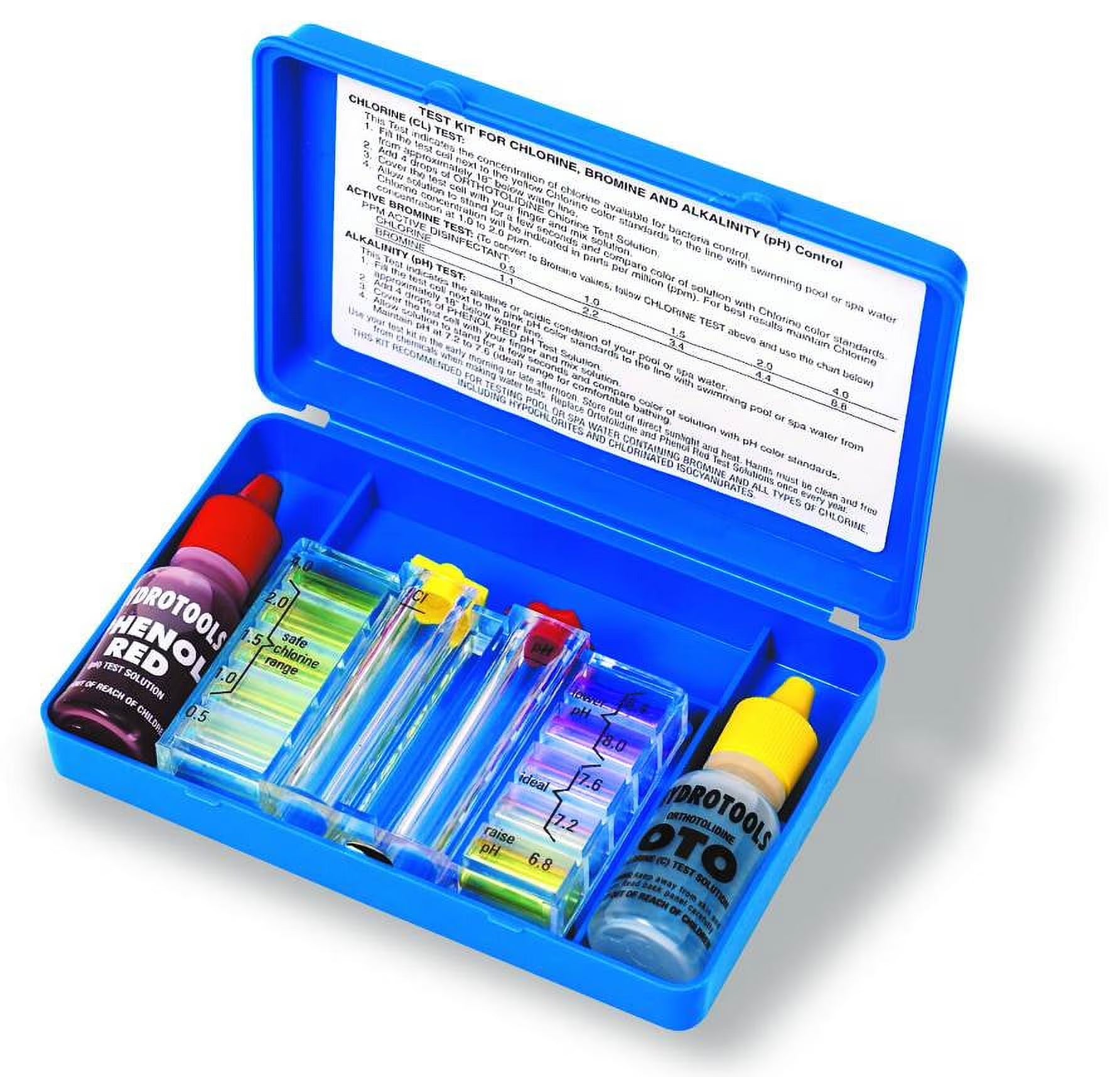 Hydrotools 8420 Deluxe Two Way Swimming Pool Spa Chlorine Water Testing Test Kit